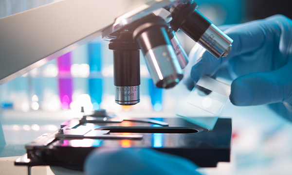 A hero image off a microscope 